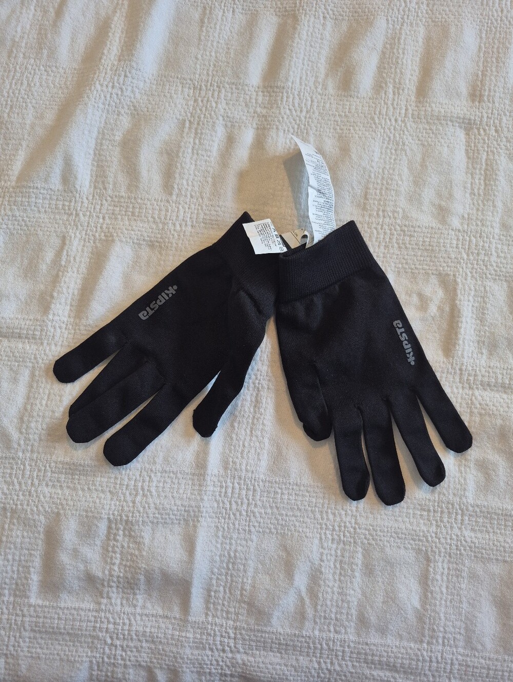 Kipsta men's Decathlon Seamless sports liner Gloves SR Black, item # 1838442 NEW - Picture 5 of 8
